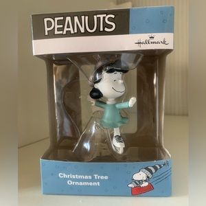 NEW PEANUTS Collectible Hallmark Christmas Tree Lucy Ice Skating Ornament
